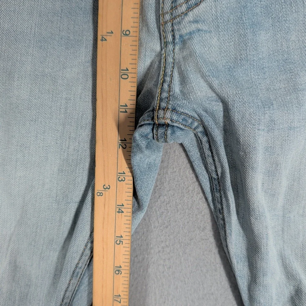 Levi's 513 Jeans‎ Mens 36x32 Light Wash Slim Straight Denim Casual Everyday Wear